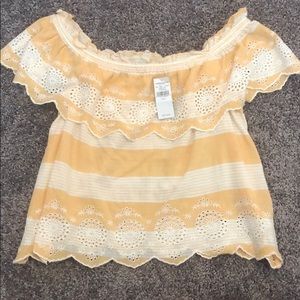 Off the shoulder blouse